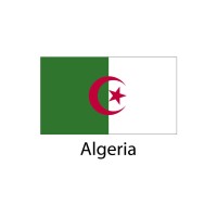 Algeria Flag sticker die-cut decals