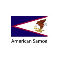 American Samoa Flag sticker die-cut decals