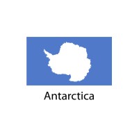 Antarctica Flag sticker die-cut decals