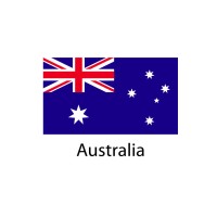 Australia Flag sticker die-cut decals