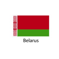 Belarus Flag sticker die-cut decals