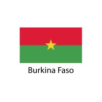 Burkina Faso Flag sticker die-cut decals