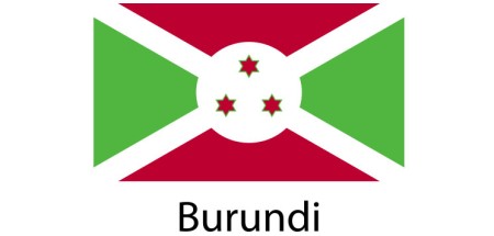 Burundi Flag sticker die-cut decals