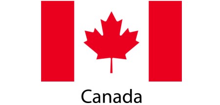 Canada Flag sticker die-cut decals