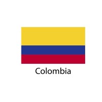 Colombia Flag sticker die-cut decals