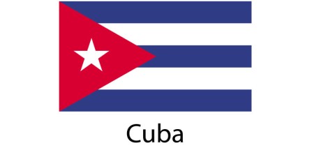 Cuba Flag sticker die-cut decals
