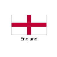 England Flag sticker die-cut decals