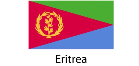Eritrea Flag sticker die-cut decals