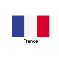 France Flag sticker die-cut decals