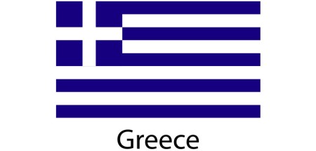 Greece Flag sticker die-cut decals