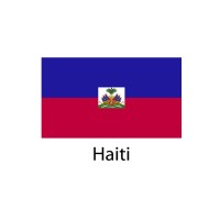 Haiti Flag sticker die-cut decals