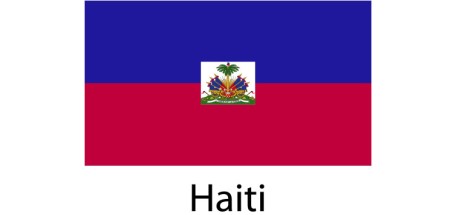 Haiti Flag sticker die-cut decals