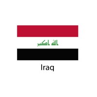 Iraq Flag sticker die-cut decals