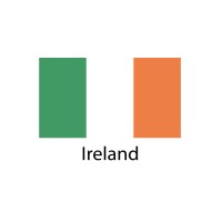 Ireland Flag sticker die-cut decals