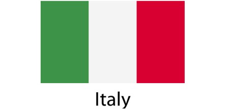 Italy Flag sticker die-cut decals