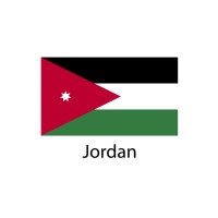 Jordan Flag sticker die-cut decals