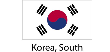 Korea South Flag sticker die-cut decals