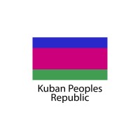 Kuban Peoples Republic Flag sticker die-cut decals