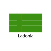 Ladonia Flag sticker die-cut decals