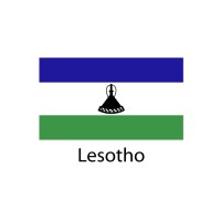Lezotho Flag sticker die-cut decals