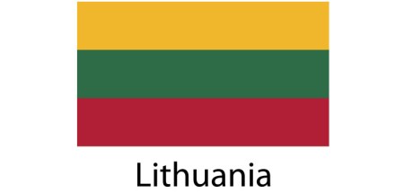 Lithuania Flag sticker die-cut decals