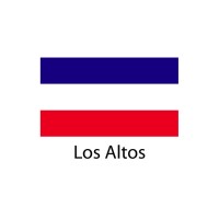 Los Altos Flag sticker die-cut decals