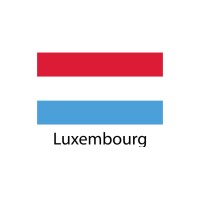 Luxembourg Flag sticker die-cut decals