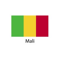 Mali Flag sticker die-cut decals