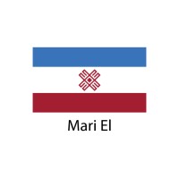 Mari El Flag sticker die-cut decals