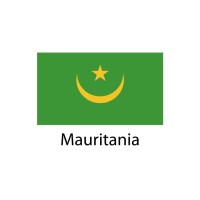 Mauritania Flag sticker die-cut decals