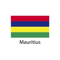 Mauritius Flag sticker die-cut decals