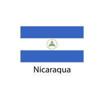 Nicaragua Flag sticker die-cut decals