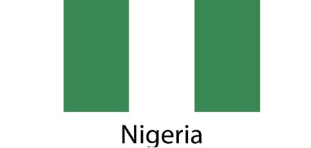 Nigeria Flag sticker die-cut decals