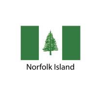 Norfolk Island Flag sticker die-cut decals
