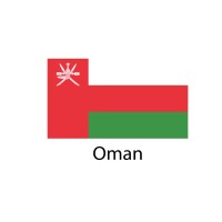 Oman Flag sticker die-cut decals