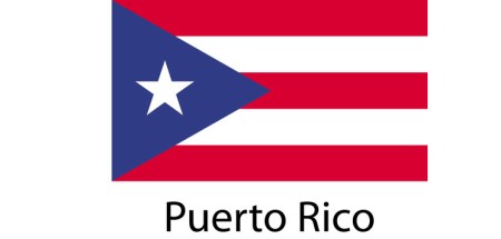 Puerto Rico Flag sticker die-cut decals