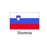 Slovenia Flag sticker die-cut decals