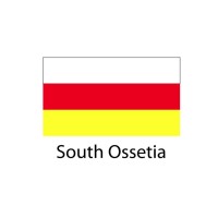 South Ossetia Flag sticker die-cut decals