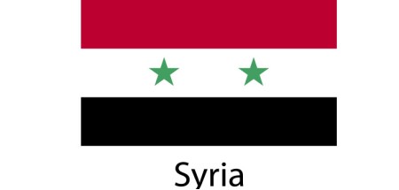 Syria Flag sticker die-cut decals