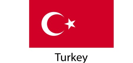 Turkey Flag sticker die-cut decals