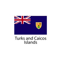 Turks and Caicos Islands Flag sticker die-cut decals