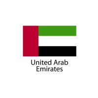 United Arab Emirates Flag sticker die-cut decals