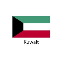 Kuwait Flag sticker die-cut decals