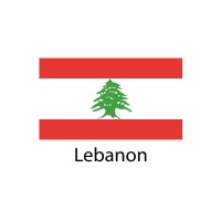 Lebanon Flag sticker die-cut decals
