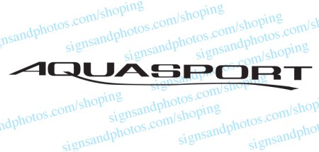 Aquasport Boat Logo Decals 