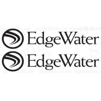 Edgewater Boat Logo Decal (set of 2) 