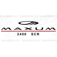 MAXUM Logo Decals