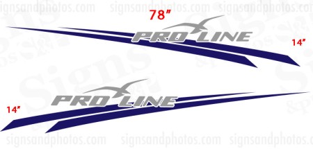 Pro Line Boat Name Decals (new model)