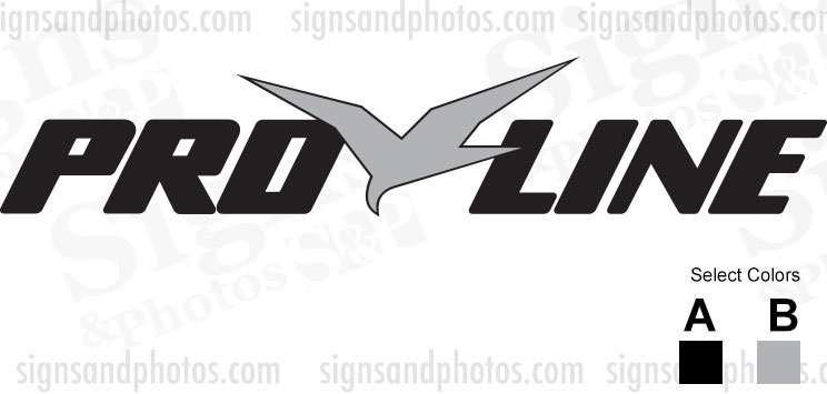 Pro Line Boat Name Decals