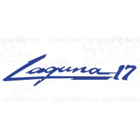Laguna 17 boat decal